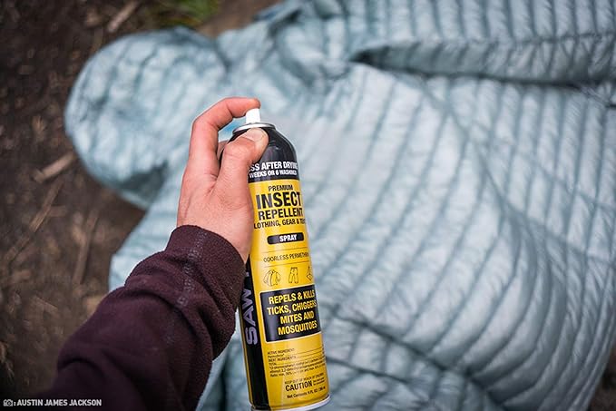 Sawyer Products SP6022 Premium Permethrin Insect Repellent for Clothing, Gear & Tents, Aerosol Spray, 9-Fluid Ounce, Twin Pack- Packaging May Vary