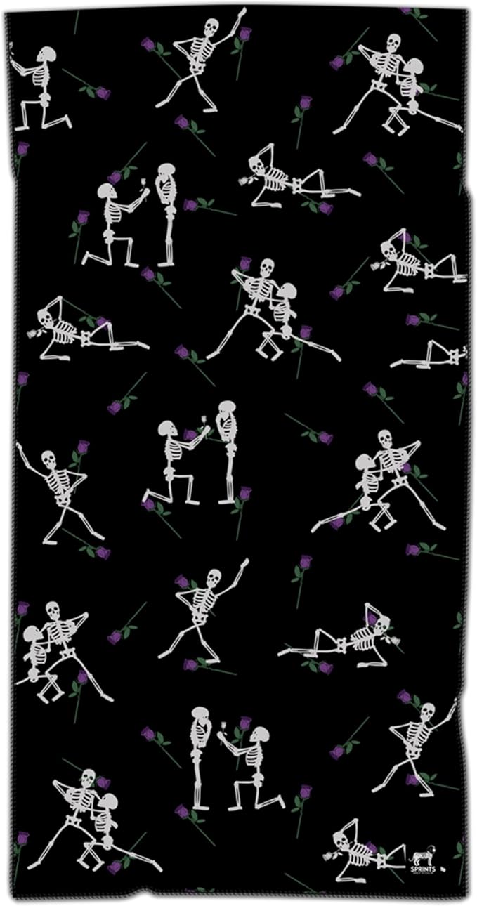 Sprints Athletic Running Towel, Full-Sized, Car Seat Cover - Performance Microfiber…(Til Death Run Us Apart)