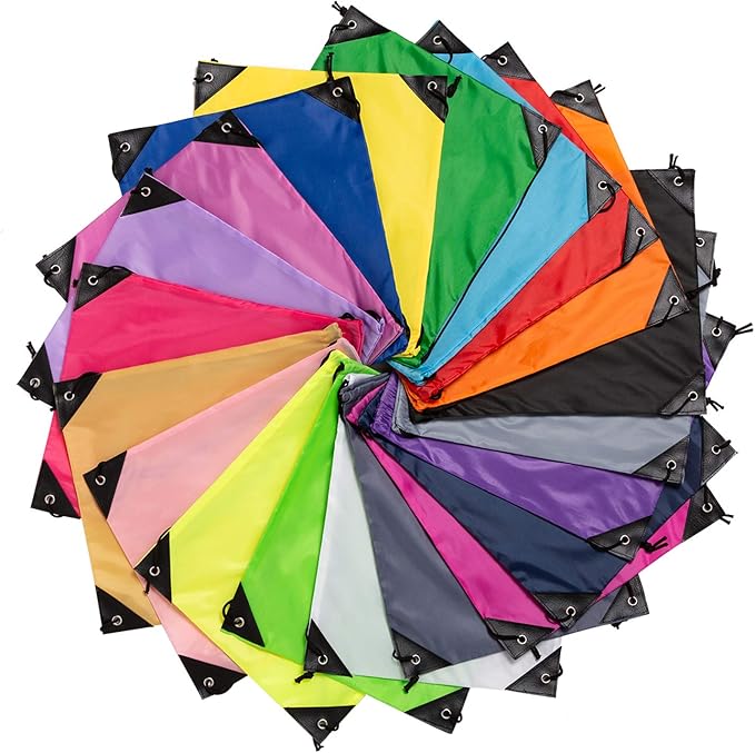 Vorspack Drawstring Backpack 20 Pieces for Party Gym Sport Trip