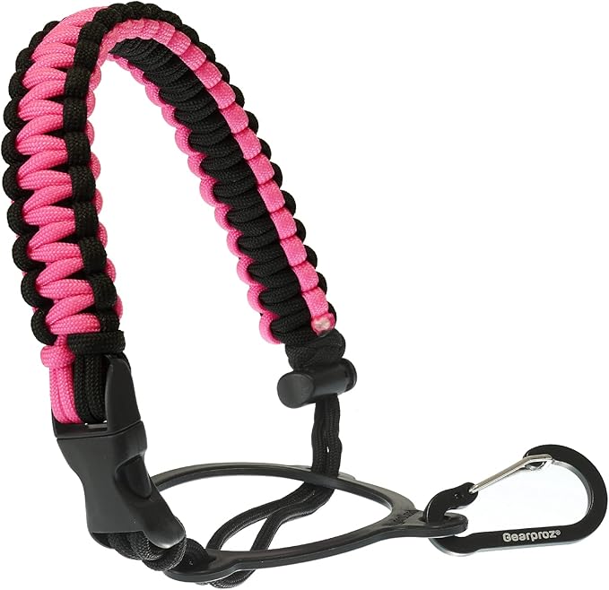 HydroCord Handle for Hydro Flask Wide Mouth Water Bottles, Hydroflask 1.0, Iron Flask, Thermoflask and Takeya Reusable Water Bottles, Paracord Survival Strap