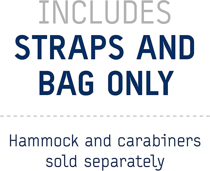 ENO Atlas Suspension System - Tree Strap for Hammock - Accessories for Camping, Hiking, and Backpacking - Black/Royal