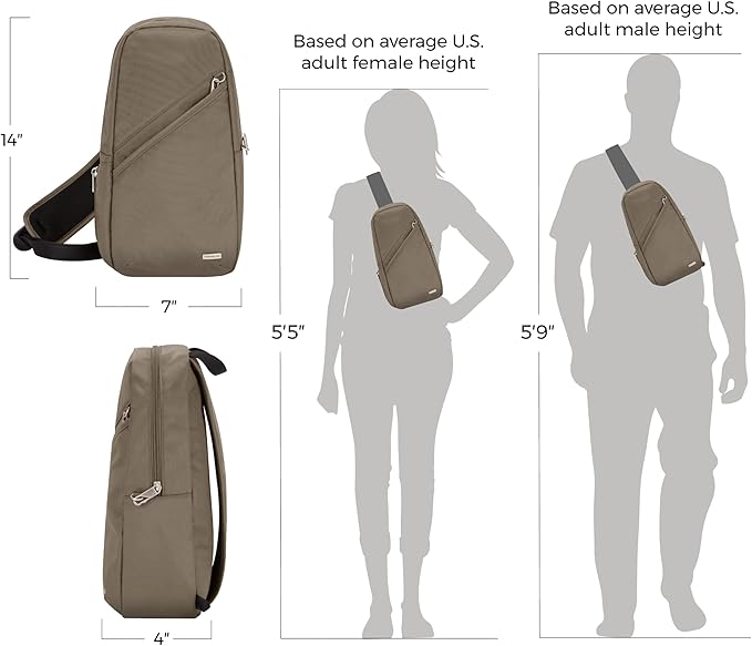 Travelon Anti-Theft Classic Sling Bag