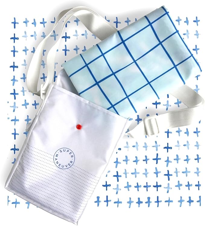 Microfiber Beach Towel & Bag. Lightweight, Compact & Quick-Dry. For Travel, the Beach, Pool, Gym, Yoga & Camping. Extra Large (71x35.5), Pool Blue