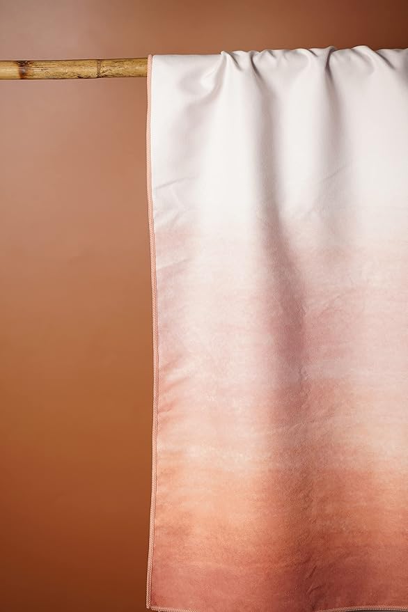 Microfiber Towel - for Beach, Yoga, Sports, Camping, Travel - Quick Dry, Reversible, Non-Slip, Sweat Absorbent, Oversize Comes with a Travel Bag - 72x30 Inch Towel (Pastel Moon Landing)