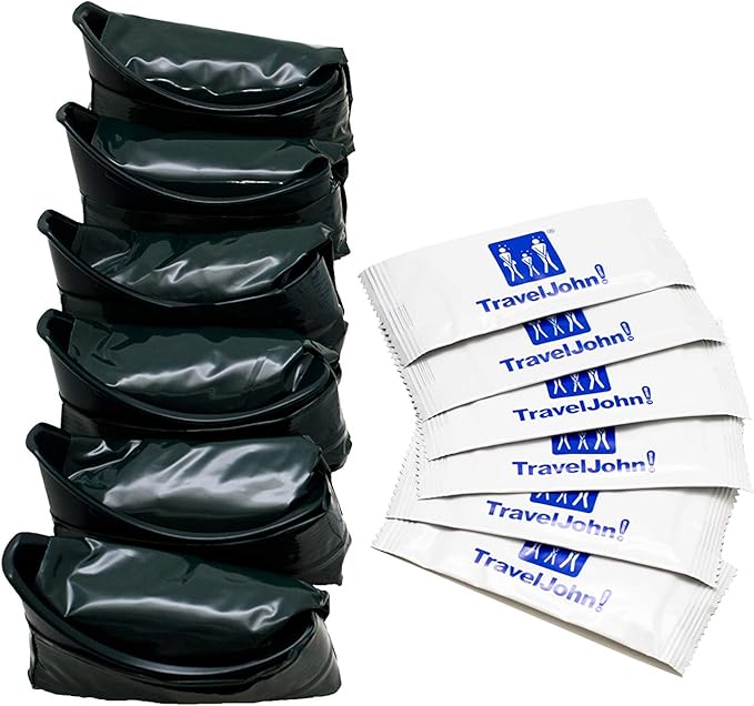 Travel John Disposable Urinals 6 Pack - 66854