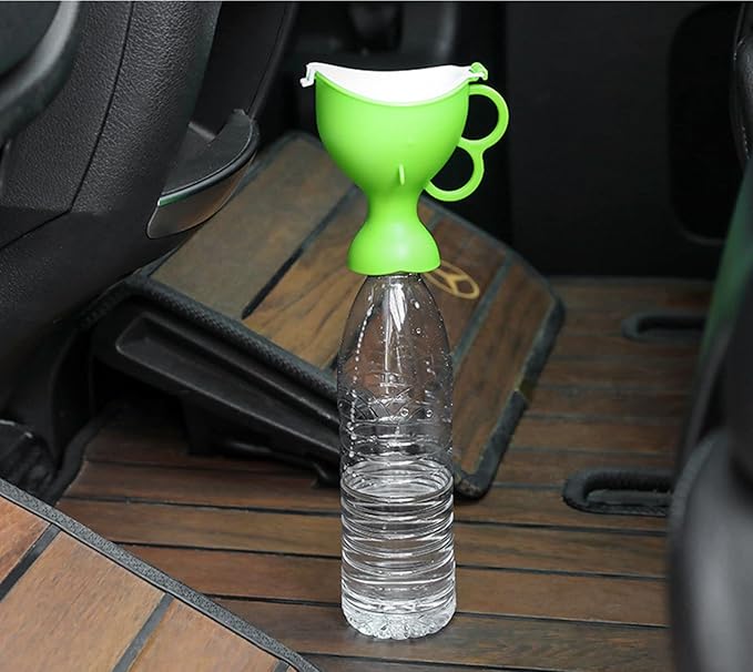 Portable Universal Urination Device Friendly-for Emergency Urinal Unique Shape Urinal Good Use for Travelling Hiking or Driving on Road Etc. This Can Match Both Men Women Urinal