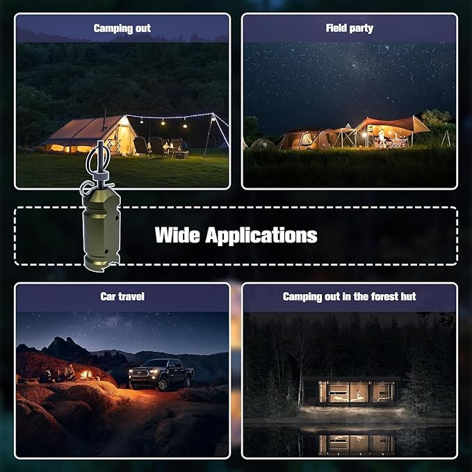 Primeter Trip Alarm, Trip Alarm 12 Gauge Camping Trip Wire Alarm Device, Early Warning Security System for Camping and Property Safety,Camping Safety Trip Alarm