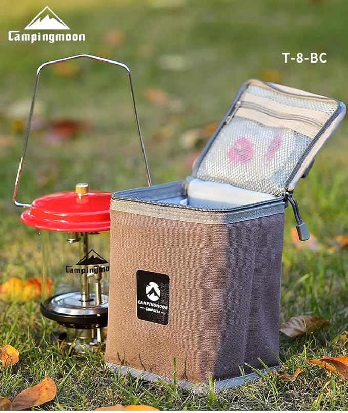 CAMPINGMOON Camping Gear Lantern Storage Case T-8,T-9