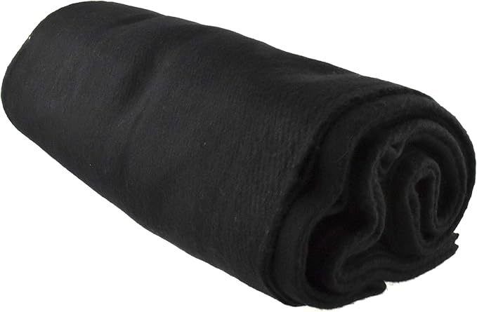SE Black 64" x 84" 4-lb. Warm Blanket with 80% Wool - BI64845BK