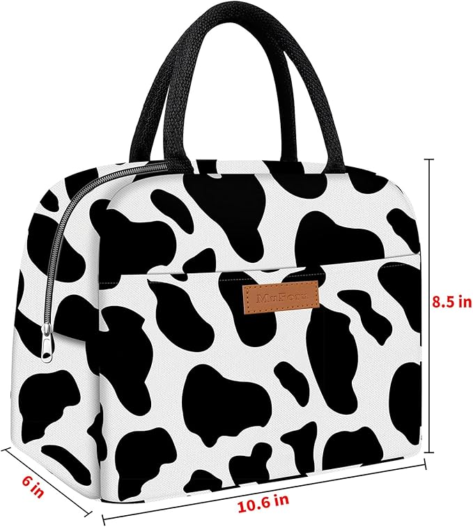 Cute Lunch Bag Women with Placemats, Insulated Lunch Box for Women, Placemats Keep Clean and Hygienic Durable Leakproof Thermal Bag High Capacity for Travel Picnic Insulated Lunch Bag