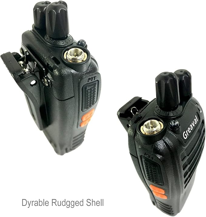 Rechargeable Walkie Talkies Long Range for Adults with Earpieces, 16 Channel Walky Talky Handheld Two Way Radios with Flashlight Li-ion Battery and Charger(Pack of 4)