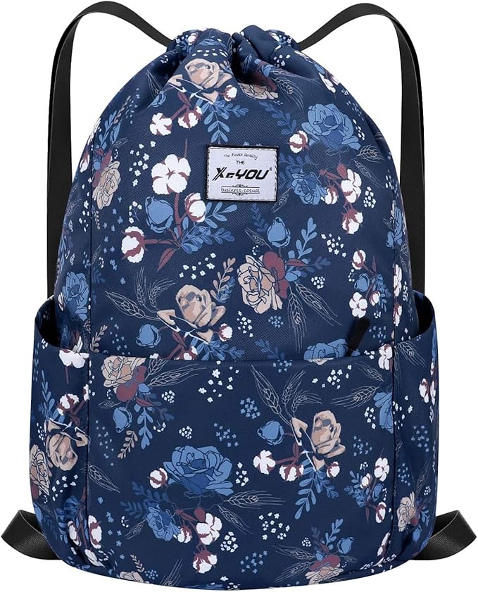 XEYOU Drawstring Sports Backpack Lightweight Gym Yoga Sackpack Shoulder Rucksack Casual Outdoor Daypack for Women and Men