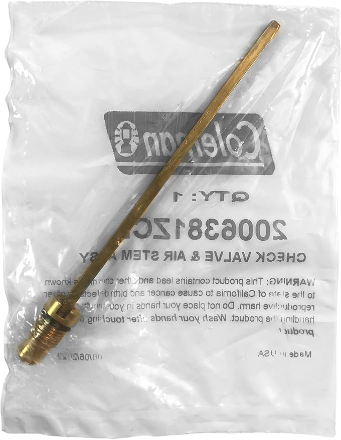 Coleman Check Valve & Air Stem Assembly Item #: 200-6381; Part for Lantern or Stove