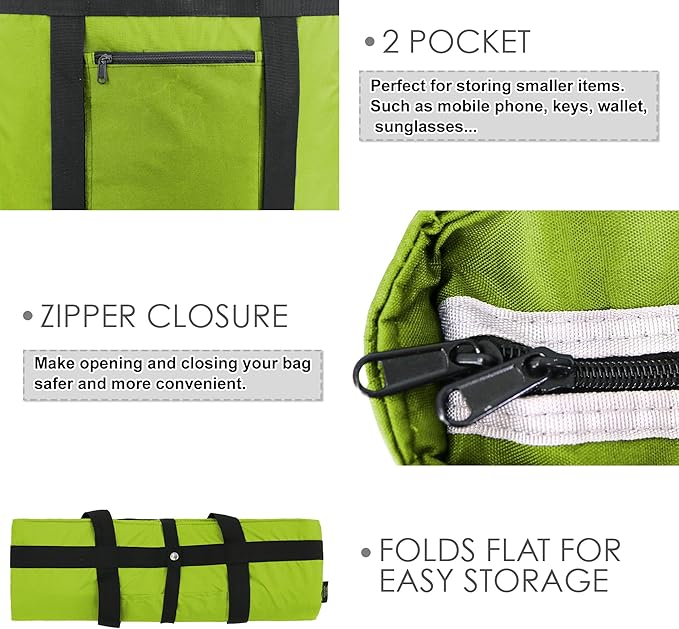 BeeGreen Insulated Cooler Bag Leakproof Freezer Shopping Tote for Groceries Thermal Food Delivery Bag