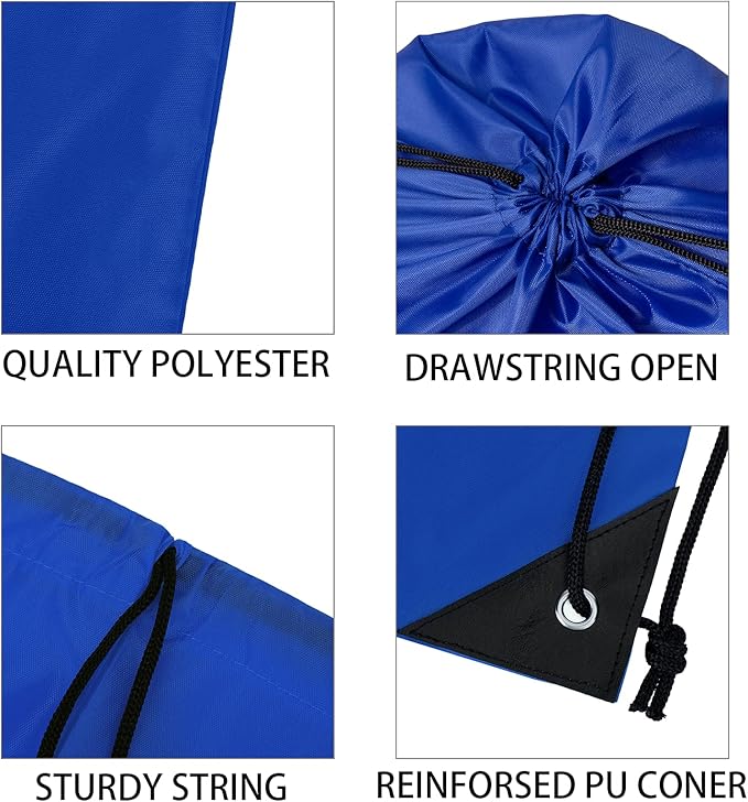 Vorspack Drawstring Backpack 20 Pieces for Party Gym Sport Trip