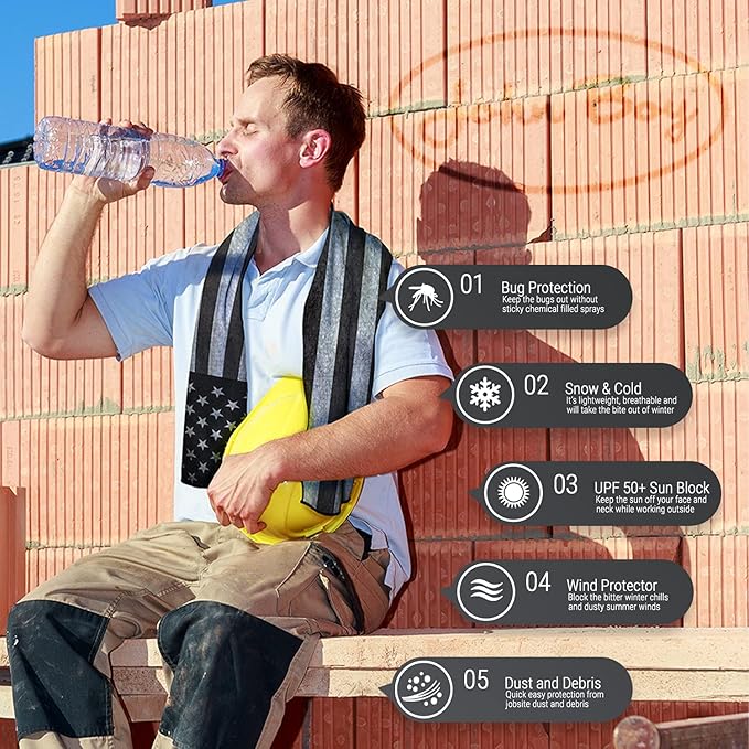 John Boy Cooling Towel - UPF 50+ Reversible Heat Guard with Natural Cooling Technology & Absorbent Microfiber - CT-TREE2.0