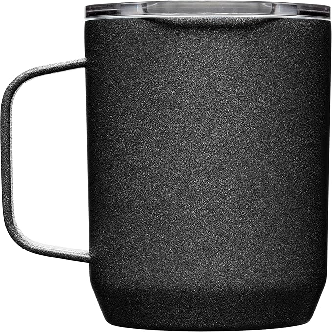 CamelBak Horizon Insulated Stainless Steel Camp Mug Drinkware Black, 12oz