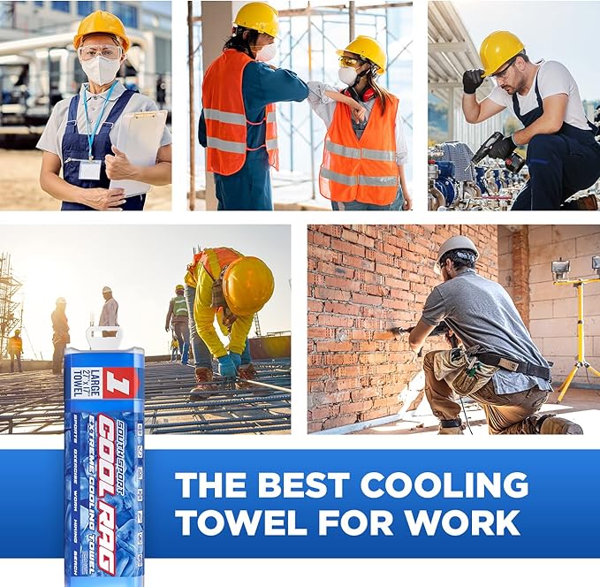 Cool RAG Extreme Cooling Towel for Heat Relief - PVA Cooling Towel for Workout, Gym, Running and for Other Outdoor Sports - Cooling Rag for Neck - Cool Towel for Quick Cooling
