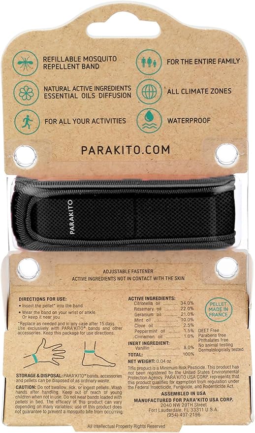PARA'KITO Bundle | 1 Spray + 1 Wristband | Comes w/ 4 Refills