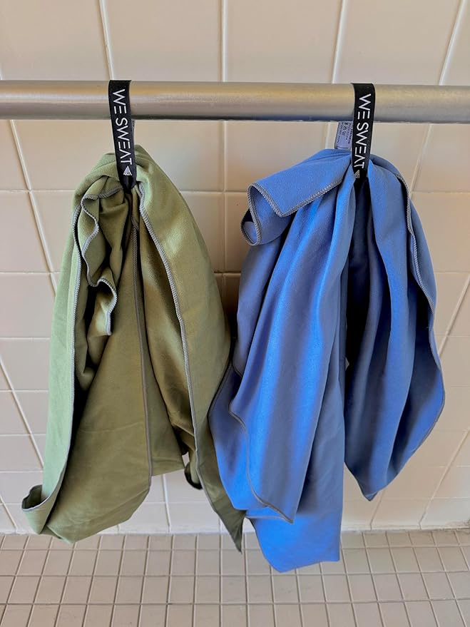 Microfiber Soft and Absorbent Gym Towels, Silver ION Odor-Free Absorbent Fiber, Fast Drying Men & Women Workout Gear for Body Sweat, Working Out, Towels, Sports Exercise Fitness Gear