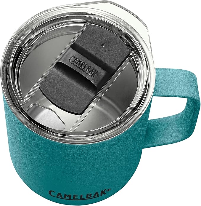 CamelBak Horizon 12oz Camp Mug - Insulated Stainless Steel - Tri-Mode Lid - Lagoon