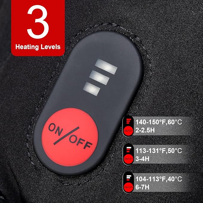 SAVIOR HEAT Heated Mittens Battery Gloves Men Women, 2023 Flexible Crab Finger Rechargeable Ski Mitten with 7.4V 2200mAh Battery for Winter Snow Skating Camping Hunting Hiking Motorcycle