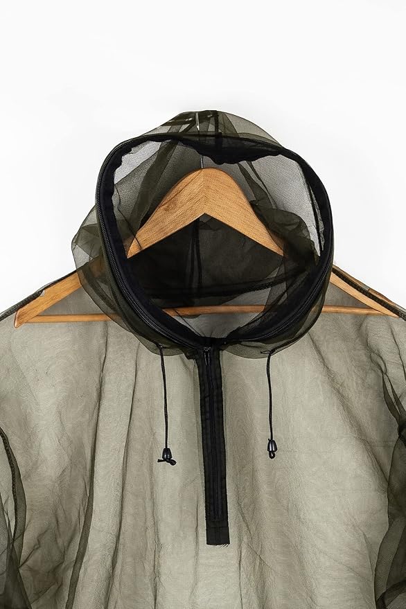 JOYGO FISHAN Mosquito Jacket Bug Jacket Super Light Outdoor Full Protection Clothing Not Cling To Your Skin One Size Fit All