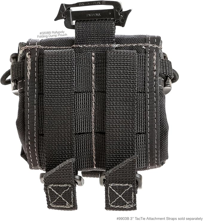 Maxpedition Rollypoly Folding Dump Pouch (Black) 9.4 inch