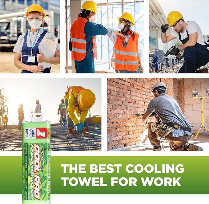Cool RAG Extreme Cooling Towel for Heat Relief - PVA Cooling Towel for Workout, Gym, Running and for Other Outdoor Sports - Cooling Rag for Neck - Cool Towel for Quick Cooling