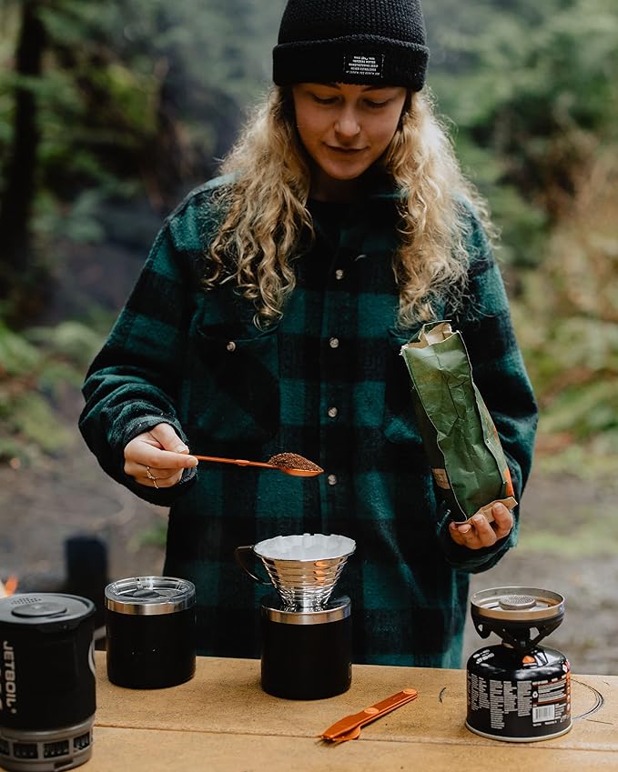 FULL WINDSOR - MAGWARE Magnetic Camping Cutlery Set - Travel Utensils for Camping, Cooking, and Outdoor Dining - Knife, Fork & Spoon - Portable Silverware with Pouch - Black (3 PCS)