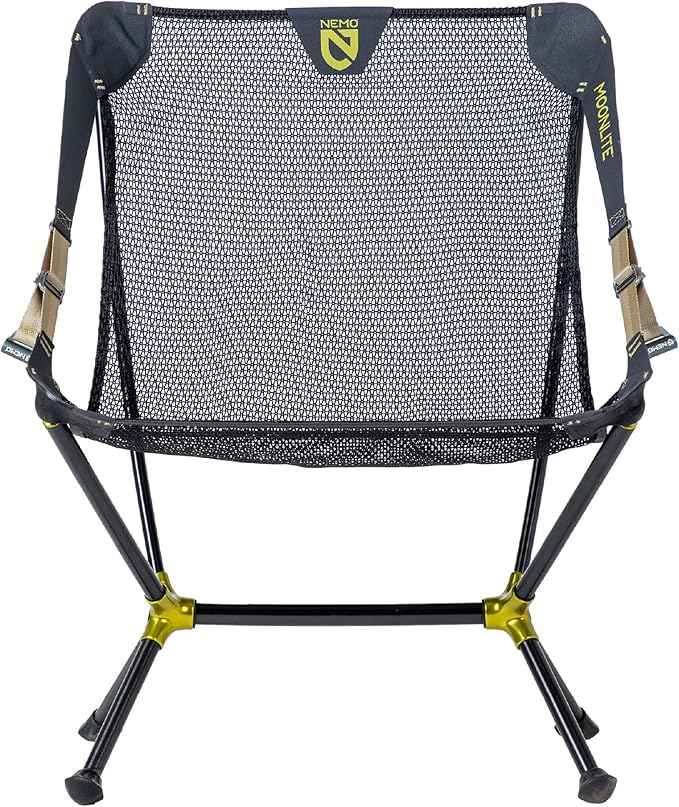 NEMO Equipment Moonlite Reclining Camp Chair - One Size - Black Pearl