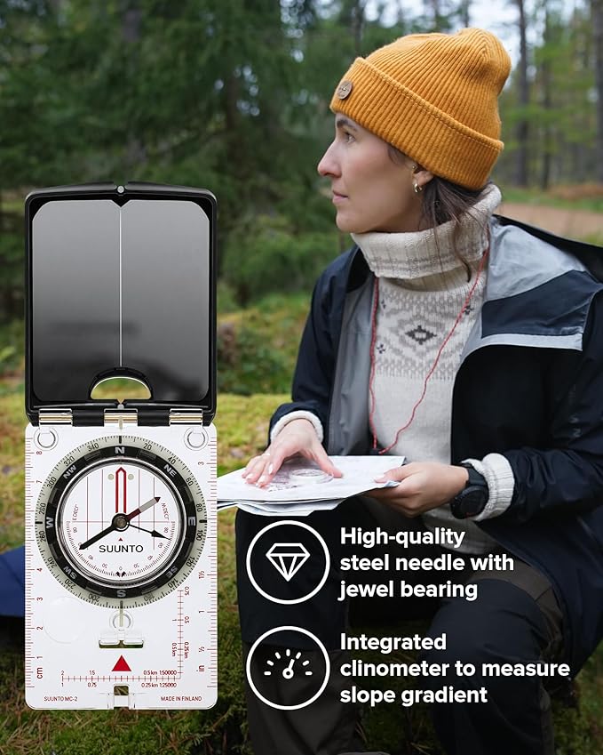 SUUNTO MC-2 Compass: Top-of-The-line Compass for Professionals & serious Hikers