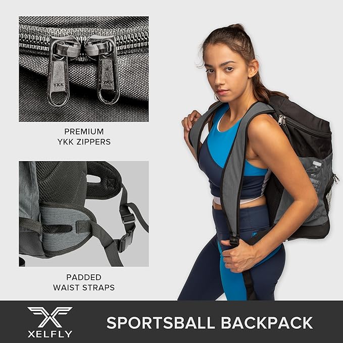 Basketball Backpack with Ball Compartment