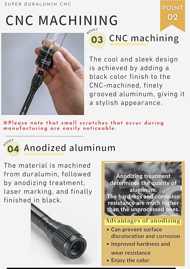 CAMPINGMOON Camping Gas Lantern Extension Pole Rod Black