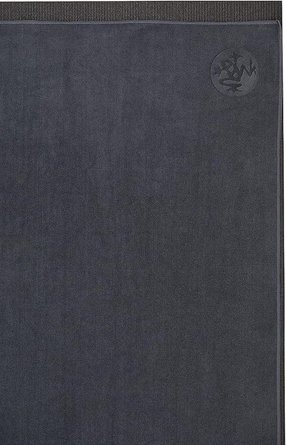 Manduka eQua Yoga Mat Towel - Quick Drying Microfiber, Lightweight, Easy for Travel, Use in Hot Yoga, Vinyasa and Power, 72 Inch (182cm)
