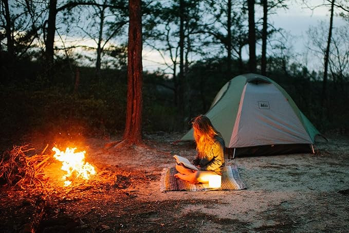 MPOWERD Luci Lux: Solar Inflatable Lantern Rechargeable via Solar or USB-C, 65 Lumens, Matte Finish + Warm White LEDS| Lasts Up to 24 hrs, Waterproof, Camping, Backpacking, Emergency Kits