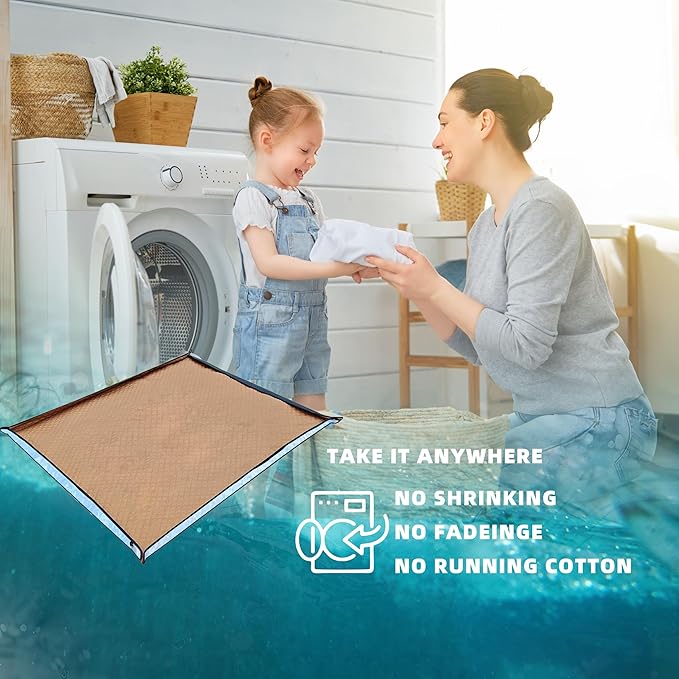 Picnic Blankets,Extra Large Waterproof Foldable,Oversized Waterproof Beach Blanket,Portable Washable Picnic Mat (Khaki 80’’*80’’)