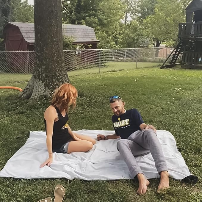 KingCamp Outdoor Blanket Waterproof Camping Blanket Beach Blanket Sandproof Beach Mat Stadium Blanket Travel Blanket Portable Picnic Blanket for Park Grass Concert Sports
