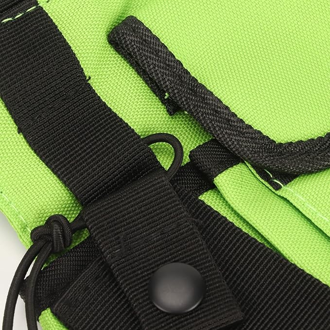 Radio Chest Harness, Chest Front Pack Pouch Holster Vest Rig Universal Radio Harness Chest Rig Bag for 2 Way Radio Fruit Green