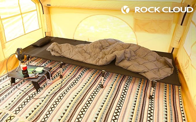 ROCK CLOUD Packable Camping Blanket Ultralight Outdoor Blankets Stadium for Hiking Camp Travel Outside Sports, Navy
