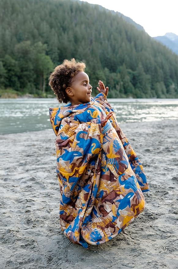 Therm-a-Rest Unisex-Youth Kids Honcho Poncho Wearable Hoodie Blanket