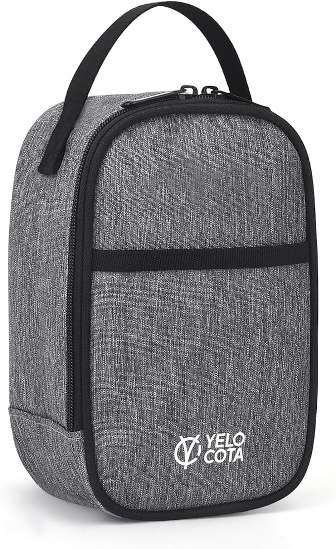 Mini Thermal Bag, Snack Bag, Insulated Lunch Bag, Lunch Cooler Bags, Exact Designed for Insulated Food Jar below 27oz, Lunch Tote Bag for Child,Men,Women …