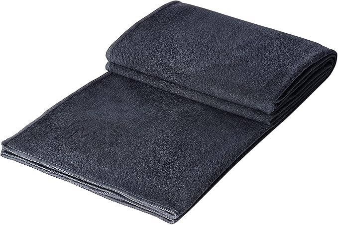 Manduka eQua Yoga Mat Towel - Quick Drying Microfiber, Lightweight, Easy for Travel, Use in Hot Yoga, Vinyasa and Power, 72 Inch (182cm)