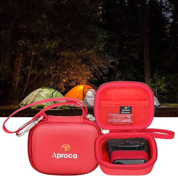 Aproca Red Portable Hard Storage Case, for Black Diamond Equipment Spot 400 / Storm 400 / Spot 400-R/Storm 500-R Headlamp