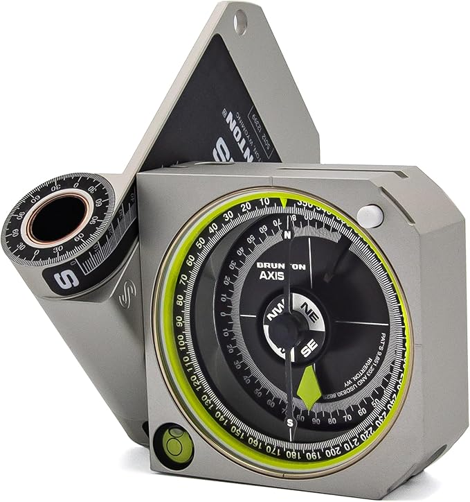 Brunton Axis Transit, Silver, Azimuth (0-360)