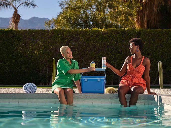 Stanley Adventure Outdoor Cooler 16 qt | Heavy Duty Outdoor Camping Cooler with Easy Carry Top Handle | 36 Hour Cooling Ice Chest for 21 Cans| BPA-Free | Pomelo