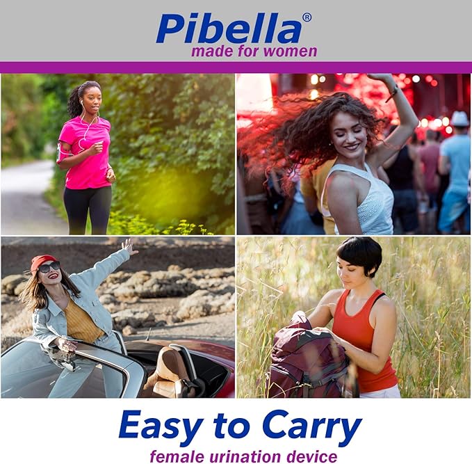Travel Female Urination Device + Portable Urinals for Women, Camping Hiking, Outdoor Activities & More (Reusable), Green