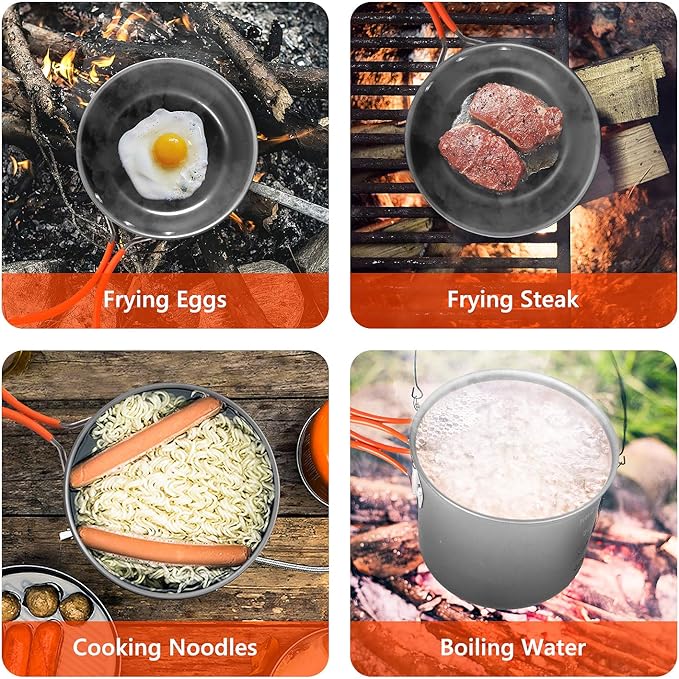 Camping Cookware Set with Stove