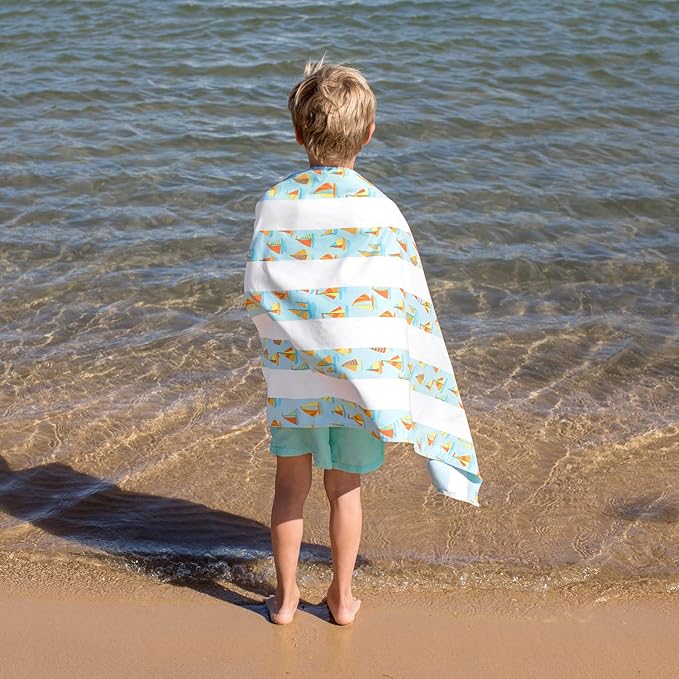 Dock & Bay Quick Drying Towel - for Sports, Gym, Travel, Yoga, Camping, Swimming - Super Absorbent, Compact, Lightweight - 100% Recycled Materials - Includes Bag - Variable Sizes