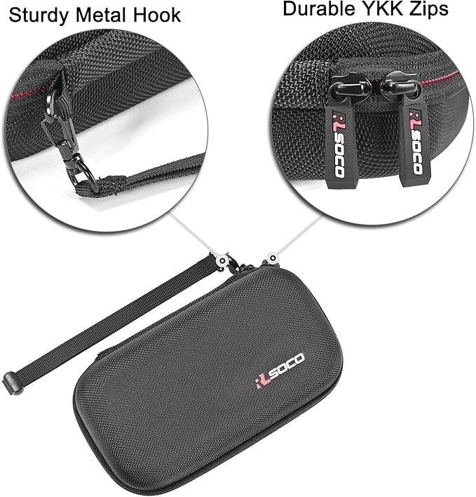 RLSOCO Travel Case Compatible With Midland GXT1000VP4/LXT600VP3/T51VP3 X-TALKER Handheld Portable FRS Two Way Radio (Case Only)